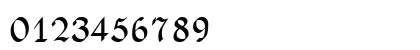 OldHaroldRee Bold Numeric Preview
