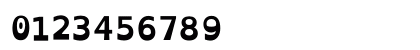 OpenDyslexic NF Bold Numeric Preview