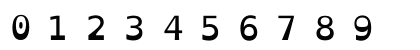 OpenDyslexic NF Regular Numeric Preview