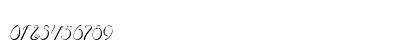 Oph￿a Script Light Light Italic Numeric Preview