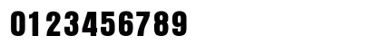 OPTIAurora BoldCondensed Numeric Preview