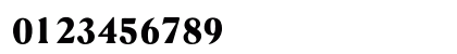 OPTIDanley-Bold Regular Numeric Preview
