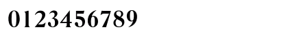 OPTIDanley-Medium Regular Numeric Preview