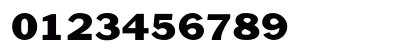 OPTIFranklinGothic-Wide Regular Numeric Preview