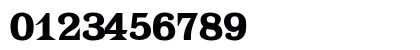 OPTILatin Bold Numeric Preview