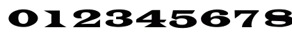 OPTILatin Regular Numeric Preview