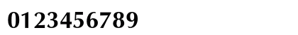 Optima Bold Numeric Preview