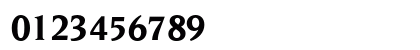 OPTINonoy Bold Numeric Preview