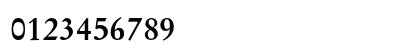 Original Garamond Bold Numeric Preview