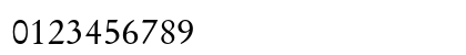 Original Garamond Regular Numeric Preview
