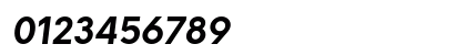 Orkney BoldItalic Numeric Preview