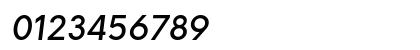 Orkney Medium MediumItalic Numeric Preview