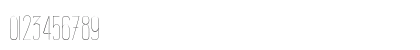 Ostrich Condensed Light Numeric Preview