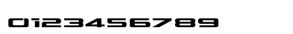 Outrider Semi-Bold Semi-Bold Numeric Preview