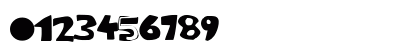 paintblack Regular Numeric Preview