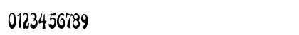 PaintbrushCondensed Regular Numeric Preview