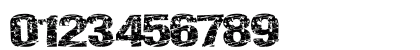 PaintScratch Regular Numeric Preview