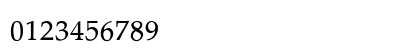 Palatino-Thin Regular Numeric Preview