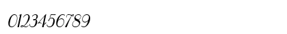 Paris-Condensed Italic Numeric Preview