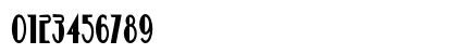 Parisian Nights Condensed Bold Numeric Preview
