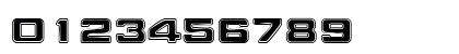 PastDueSCapsSSK Regular Numeric Preview