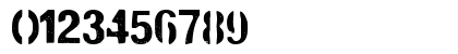 PENCIL STENCIL Regular Numeric Preview