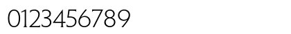 Penumbra HalfSerif Std Light Numeric Preview