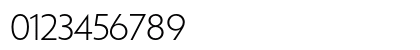 Penumbra Sans Std Light Numeric Preview