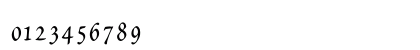 Petitscript Medium Numeric Preview