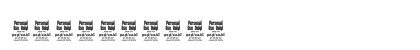 Pindunk Personal Use Regular Numeric Preview