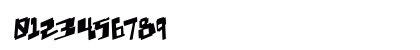 pixelpunk Italic Numeric Preview