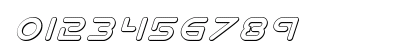 Planet N 3D Italic Numeric Preview