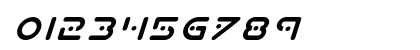 Planet X Italic Italic Numeric Preview