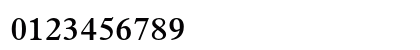 Plantin Semibold Numeric Preview