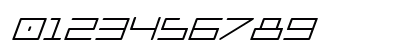 Player 1 Up Heavy Italic Heavy Numeric Preview