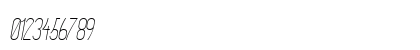 Primadona Italic Regular Numeric Preview