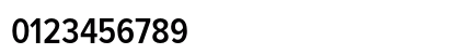Proxima Nova Condensed Semibold Numeric Preview