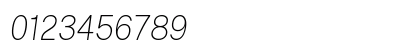 Public Sans Thin Italic Numeric Preview