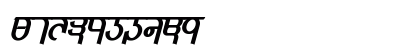 Qijomi Bold Italic Numeric Preview
