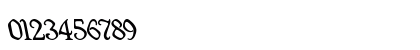 Quill Sword Leftalic Italic Numeric Preview