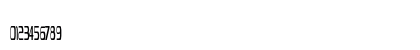 Quipple Extra-condensed Regular Numeric Preview
