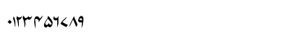 Quranic_Font Regular Numeric Preview