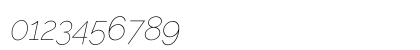 Raleway Thin Italic Preview