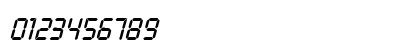 Readout Italic Numeric Preview