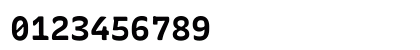 Rec Mono SemiCasual Bold Numeric Preview