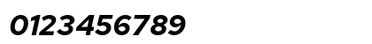 Red Hat Text Bold Italic Numeric Preview
