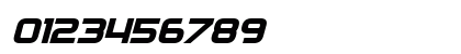 Regen Bold Italic Numeric Preview