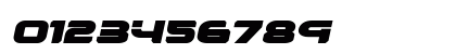 Renegado Expanded Italic Expanded Italic Numeric Preview