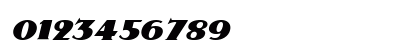 Reprise Oblique Numeric Preview