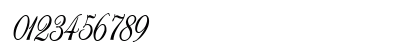 Rhalina Italic Numeric Preview